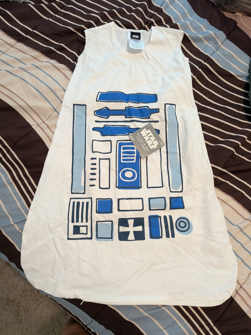 Star Wars R2-D2 White & Blue Sleep Sack NWT